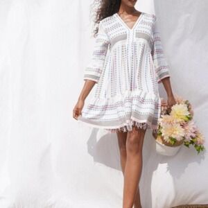 Lemlem multicoloured mini dress Size xs